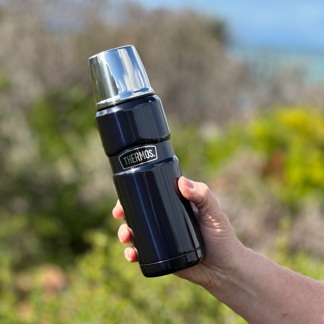 King - 710ml St Stl Insul. Bottle, Blue