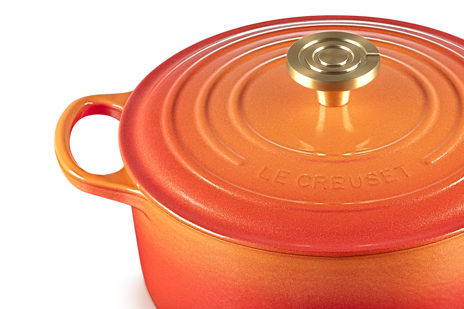 CI - 24cm Round Casserole, Ltd. Ed. Flamme Doree
