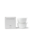 Minis - Set 2, 60ml Bowls w Lid, Salt