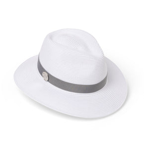 Sawgrass - M/L Fedora Golf, White/Navy