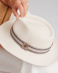 Claremont - L/XL Fedora, Ivory