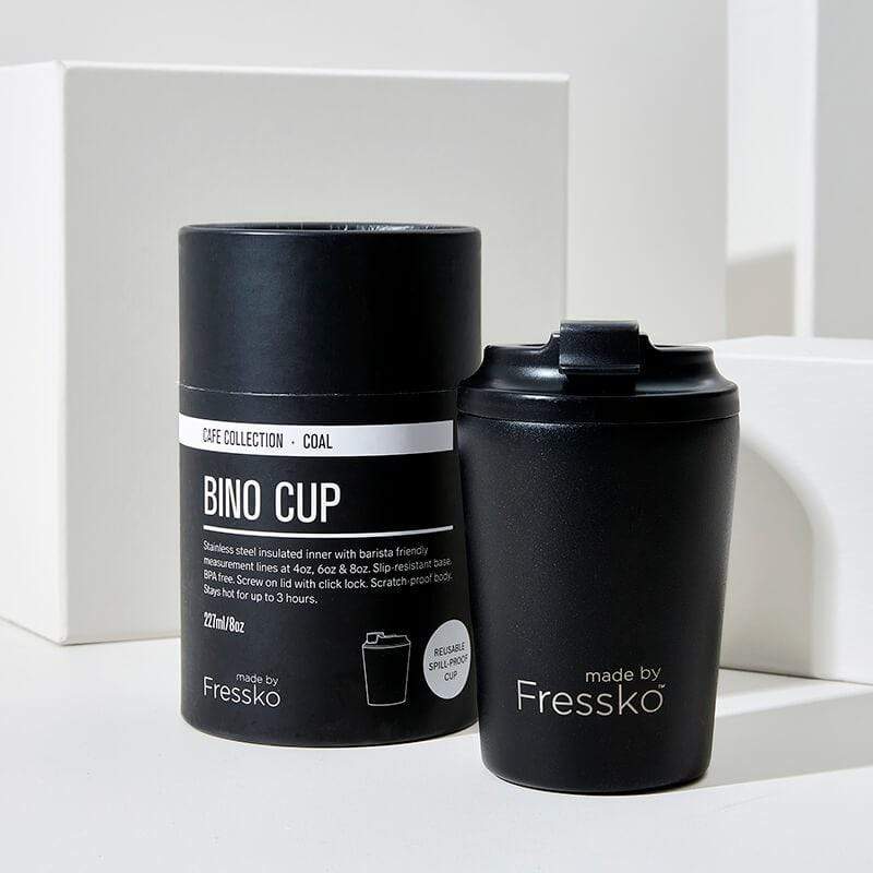Bino - 230ml/8oz Cafe Cup, Coal
