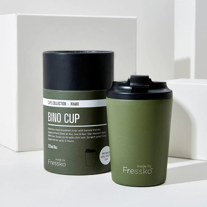Bino - 230ml/8oz Cafe Cup, Khaki