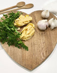 Heart - 40cm Elm Board
