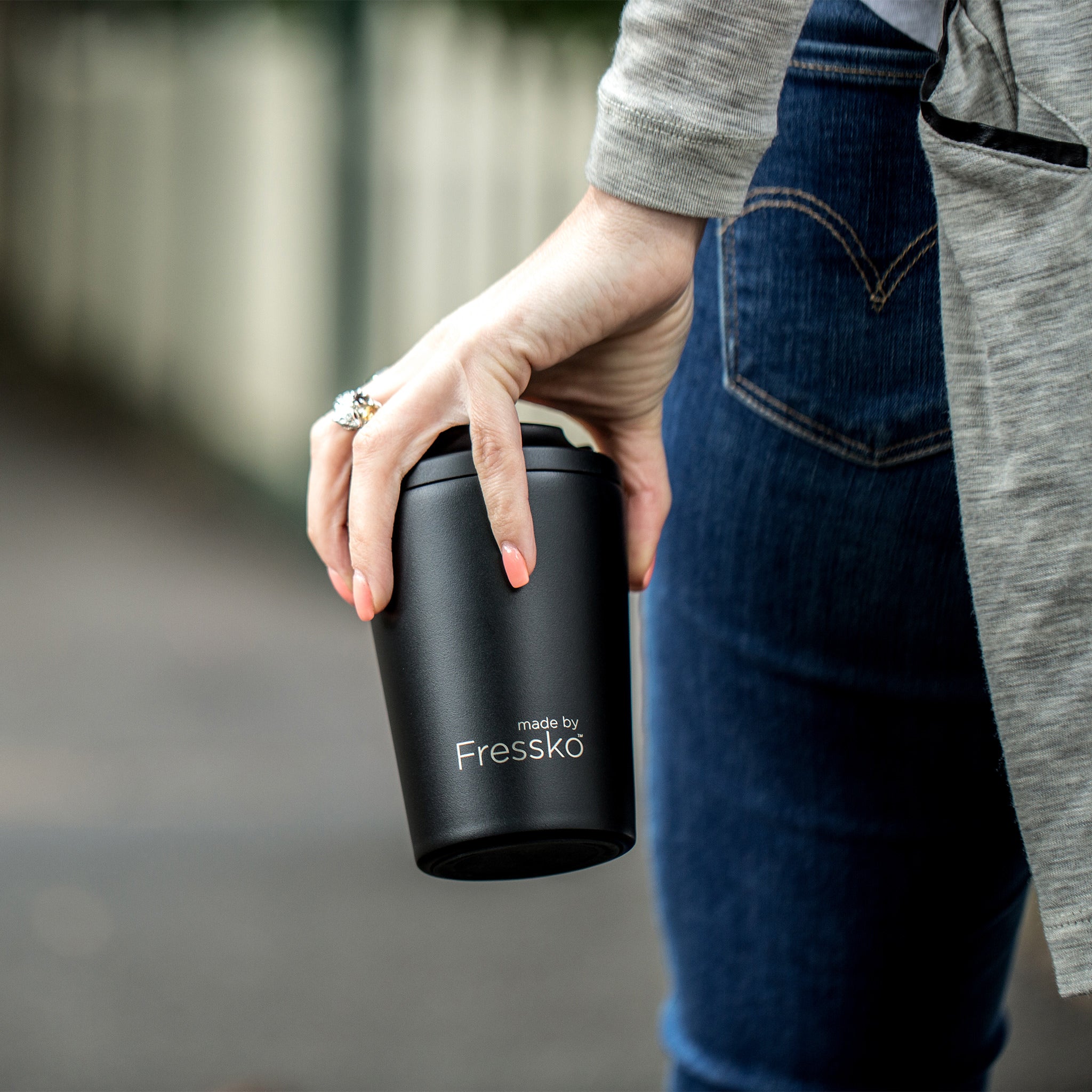 Camino - 340ml/12oz Cafe Cup, Coal