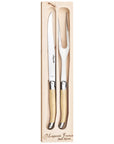 Laguiole - 2 Pce Carving Set, Light Horn