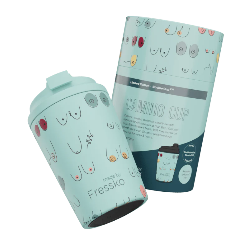 Camino CC - 12oz Cafe Cup, Breezy Boobie 2.0