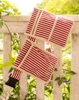 Canvas Gardening Belt - Red Stripe