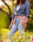 Canvas Gardening Belt - Red Stripe