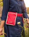 Canvas Gardening Belt - Red