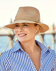 Palma - L/XL Raffia Fedora, Natural