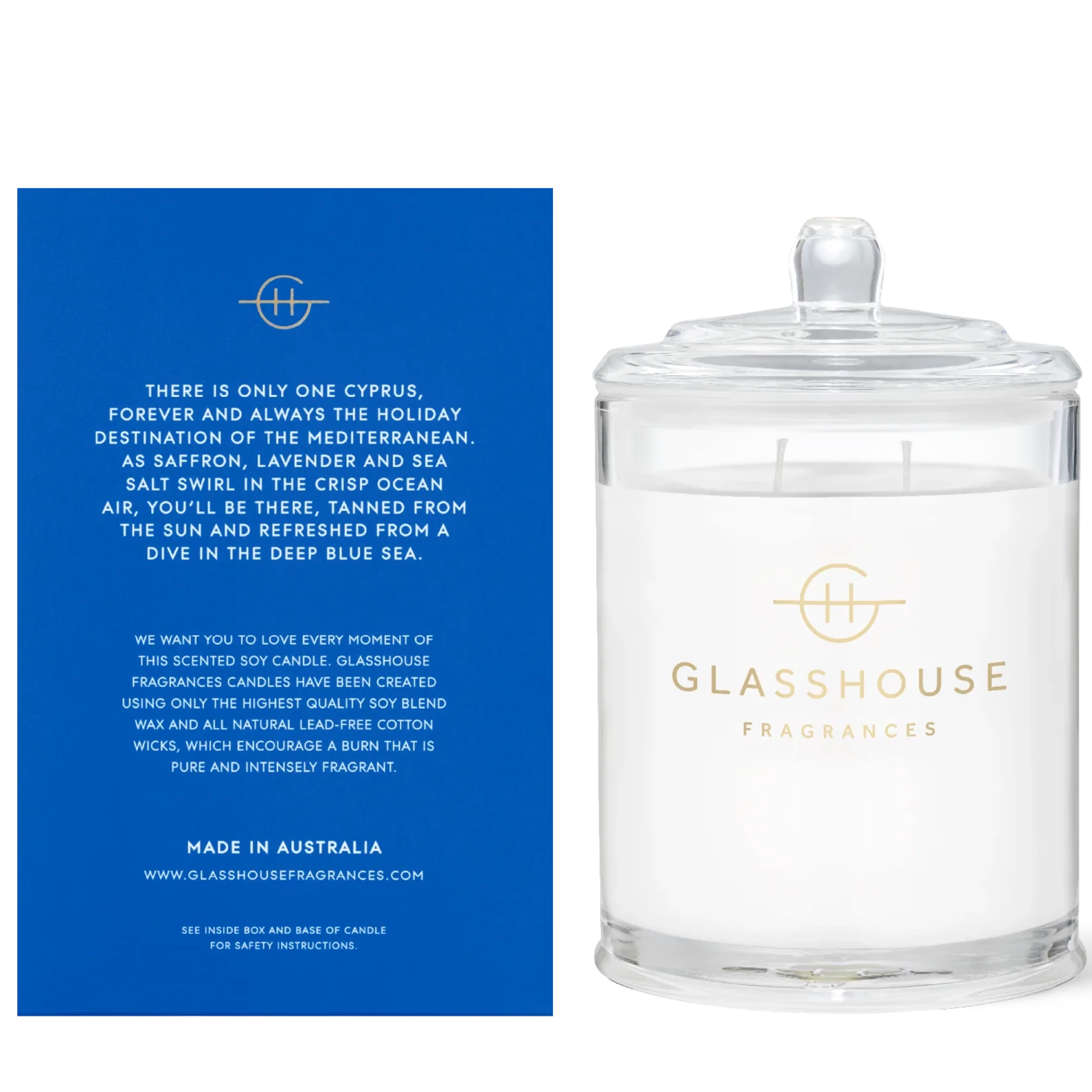 Diving into Cyprus - 380g Soy Candle
