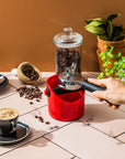 Grindenstein - Coffee Knock Box, Red