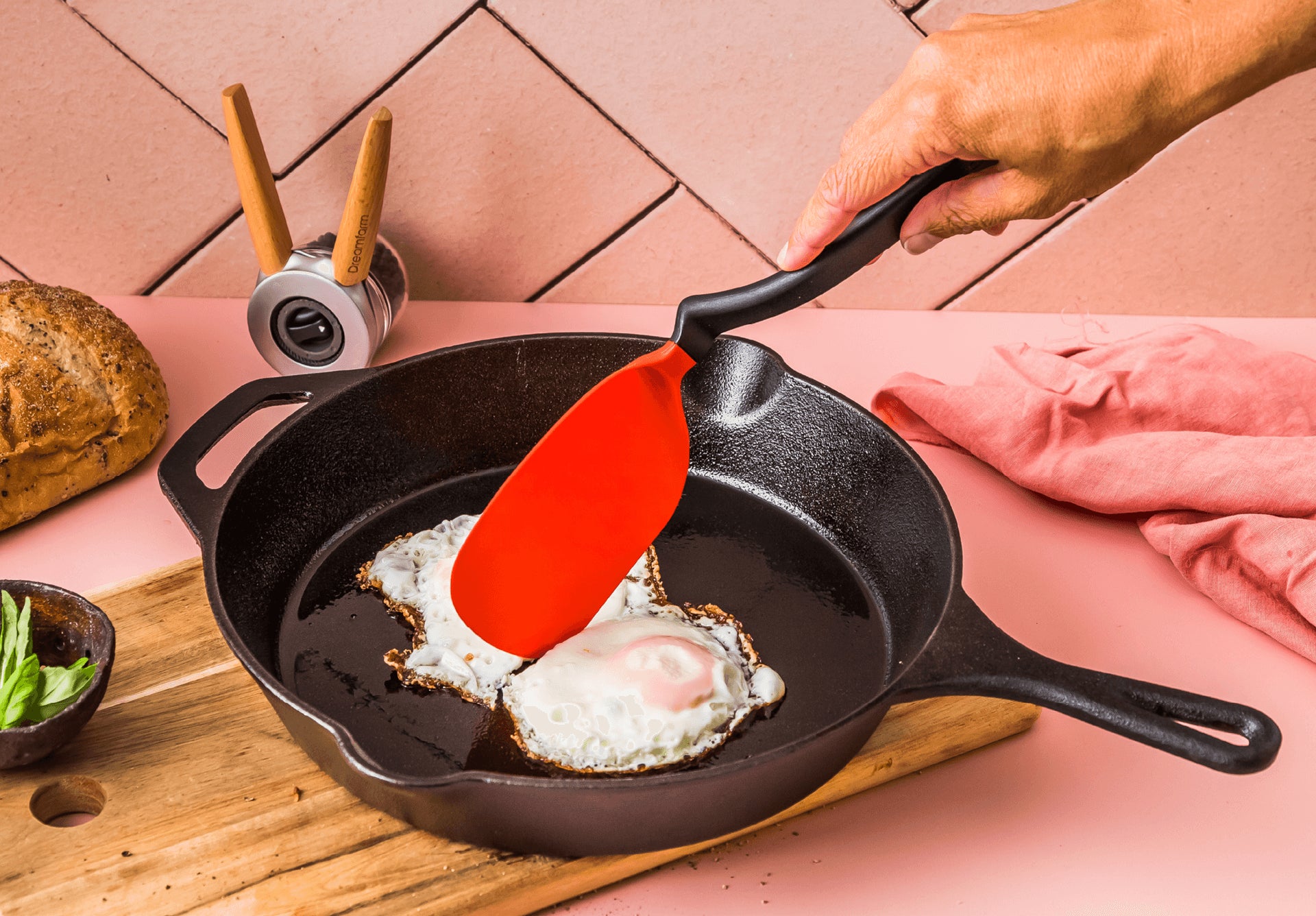 Chopula - Chopping Sit Up Spatula, Red
