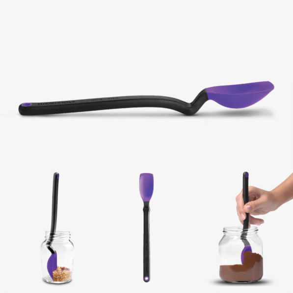 Mini Supoon - Sit Up Scraping Spoon, Purple