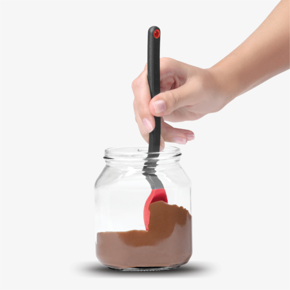 Mini Supoon - Sit Up Scraping Spoon, Red