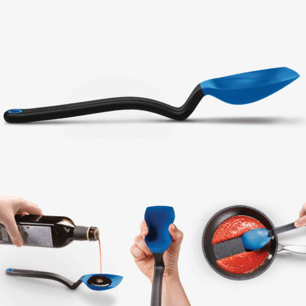 Supoon - Sit Up Scraping Spoon, Navy