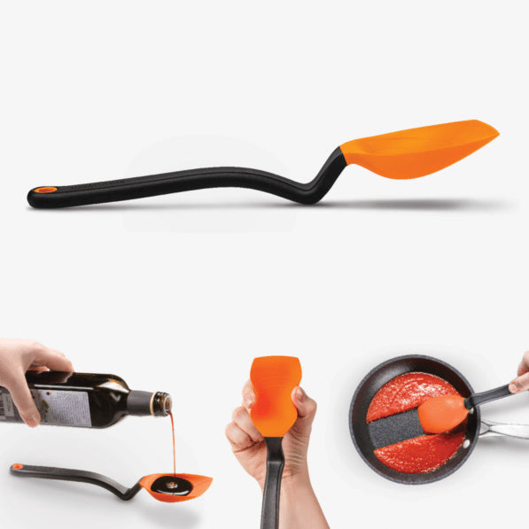 Supoon - Sit Up Scraping Spoon, Orange