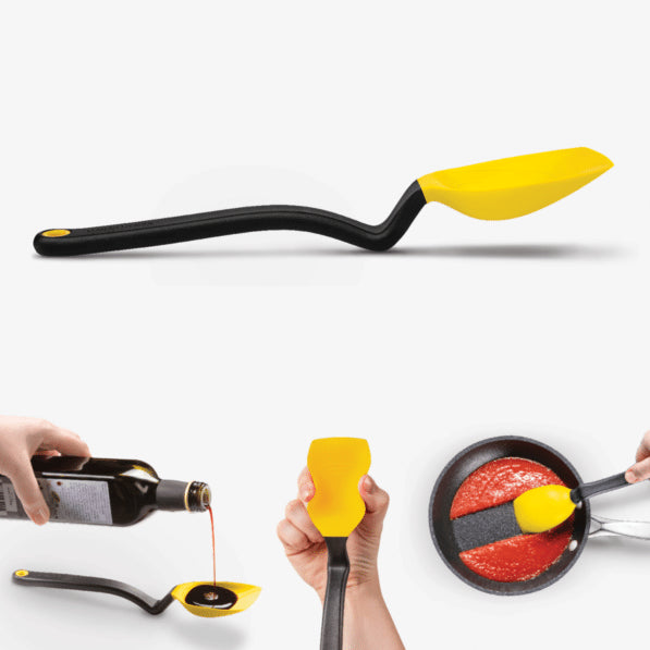 Supoon - Sit Up Scraping Spoon, Yellow