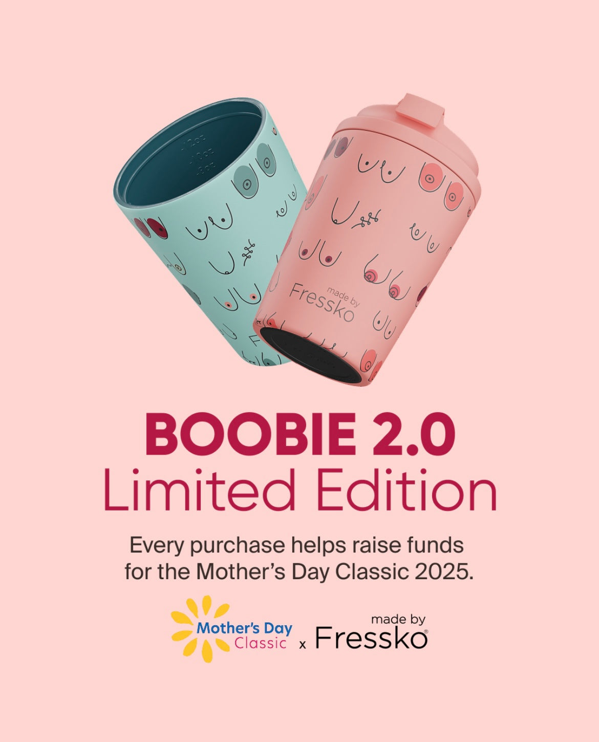 Camino CC - 12oz Cafe Cup, Breezy Boobie 2.0
