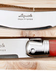 Laguiole - 2 Pce Cheese Knife & Pate Set, Red
