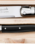 Laguiole - 2 Pce Cheese Knife & Pate Set, Black