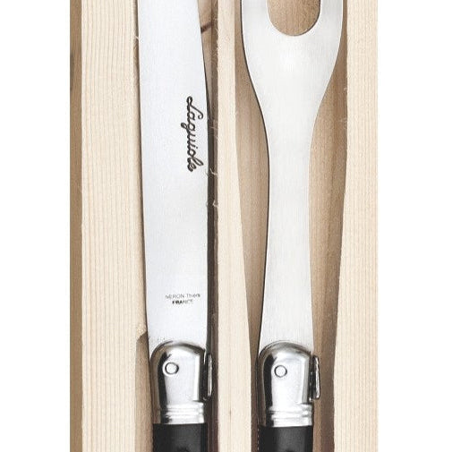 Laguiole - 2 Pce Carving Set, Black