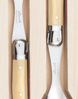 Laguiole - 2 Pce Salad Server Set, Light Horn