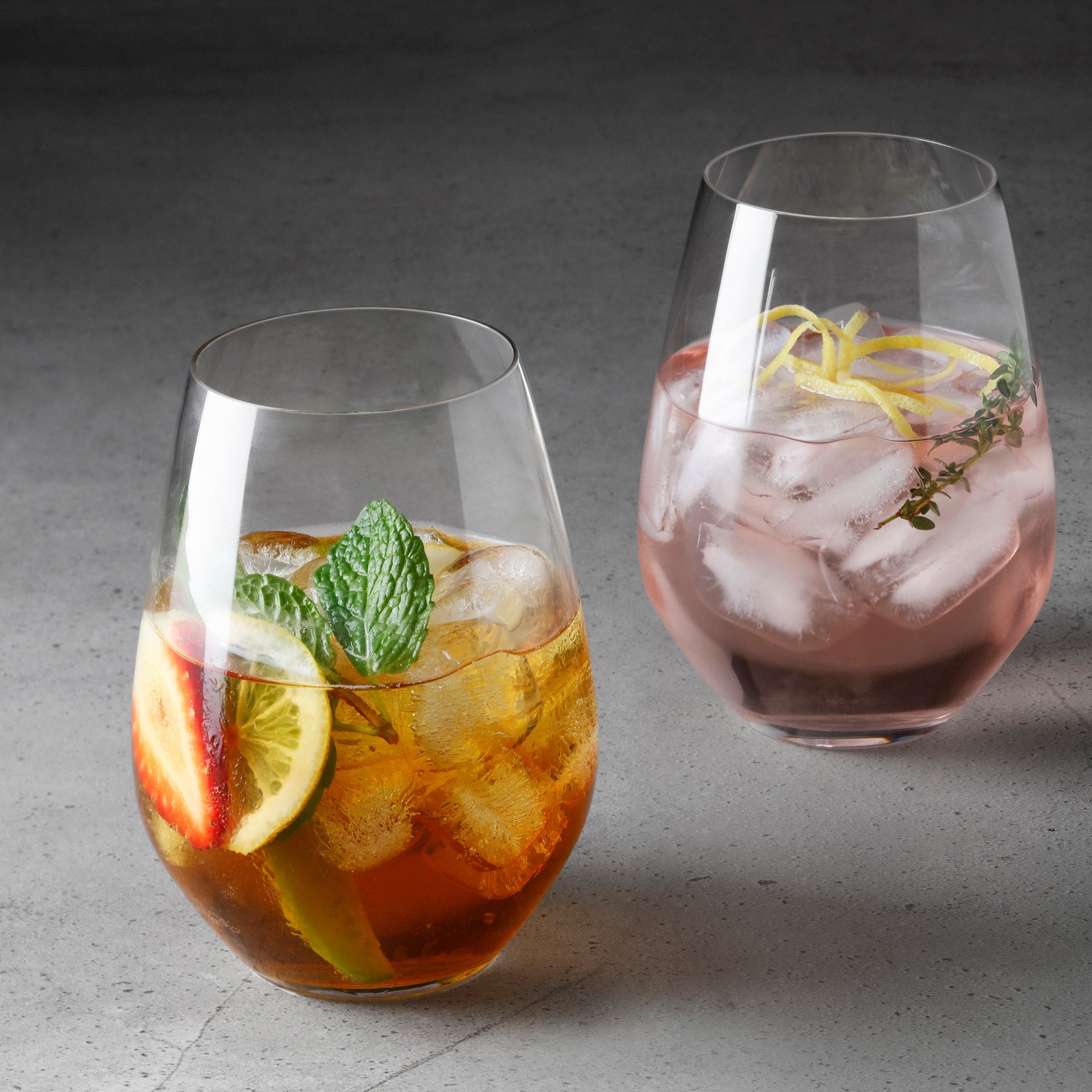 Harmony - 600/540ml Stemless Wine Set 6 GB