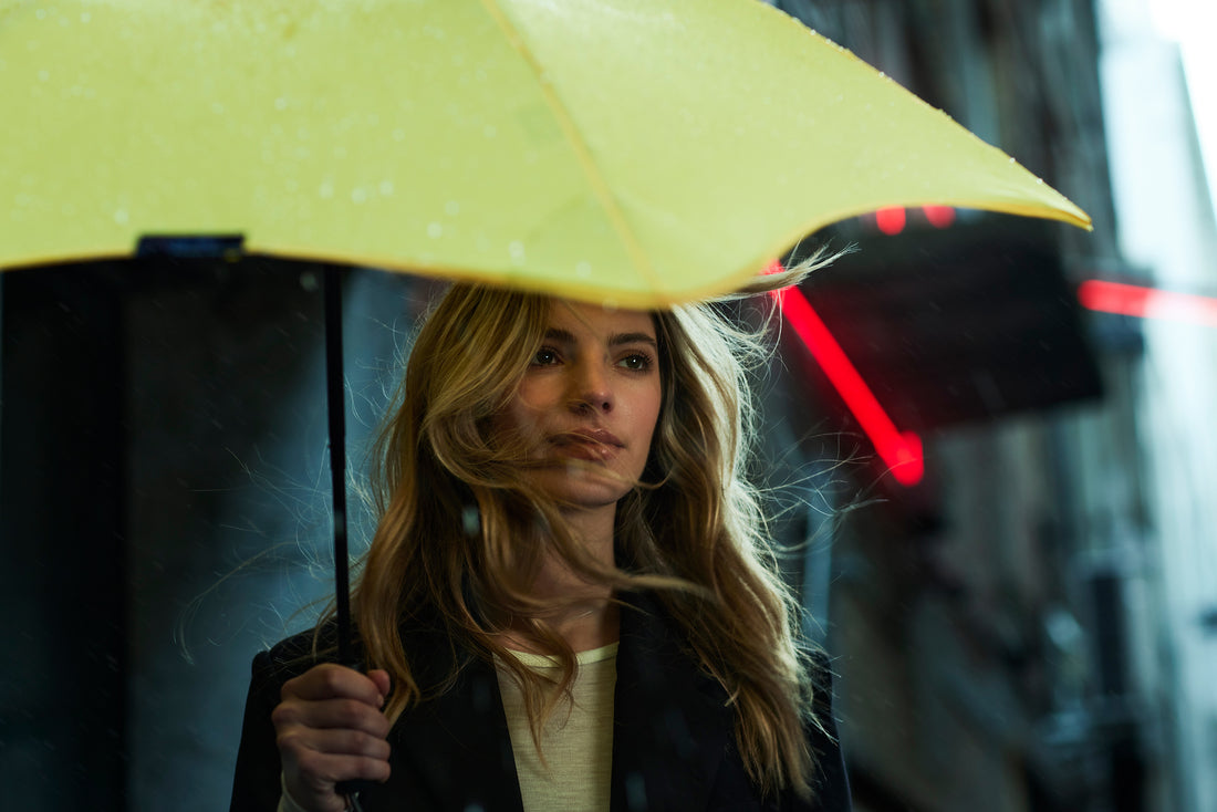 Metro - Compact Street Umbrella, Meadow Green