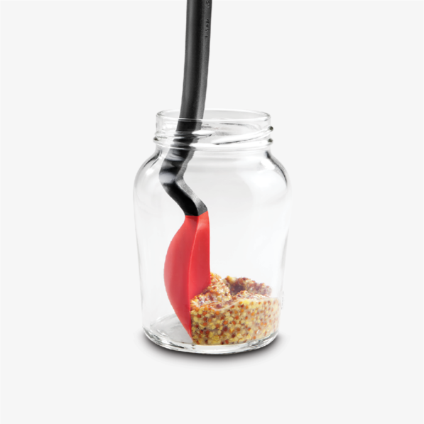Mini Supoon - Sit Up Scraping Spoon, Red