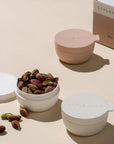 Minis - Set 2, 60ml Bowls w Lid, Salt