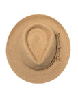 Palma - L/XL Raffia Fedora, Natural