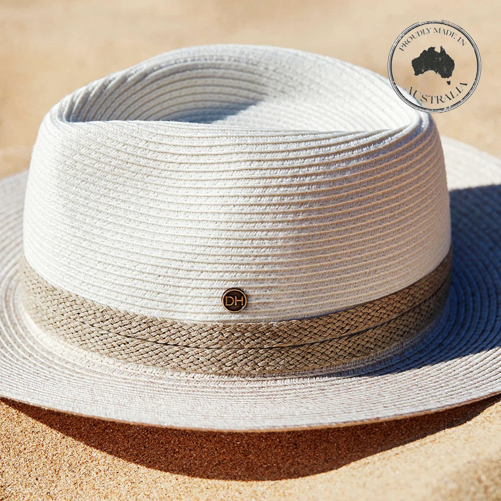 Parsley Bay - M/L Fedora, Ivory/Camel