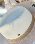 Parsley Bay - S/M Fedora, Ivory/Camel