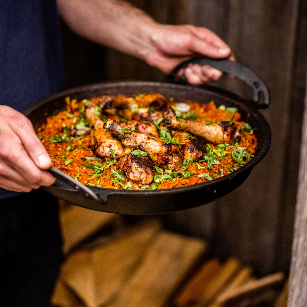 AUS-ION - 30cm Wrought Iron Dual Handle Bigga