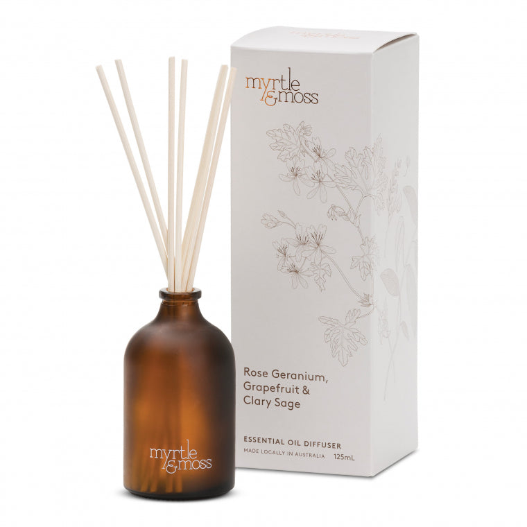 Rose Geranium - 125ml Essential Oil Diffuser