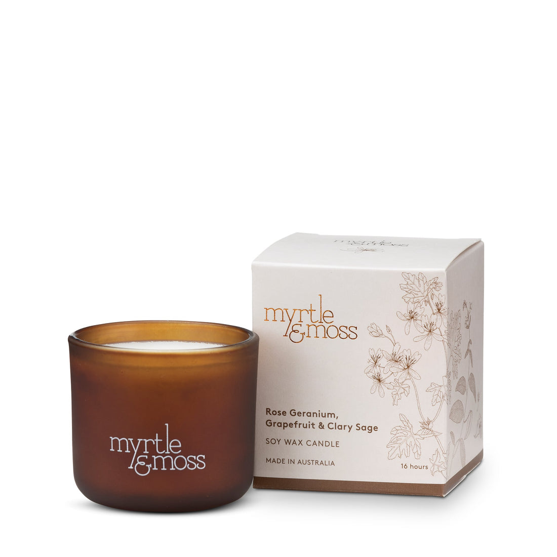 Rose Geranium - 16hr Mini Candle
