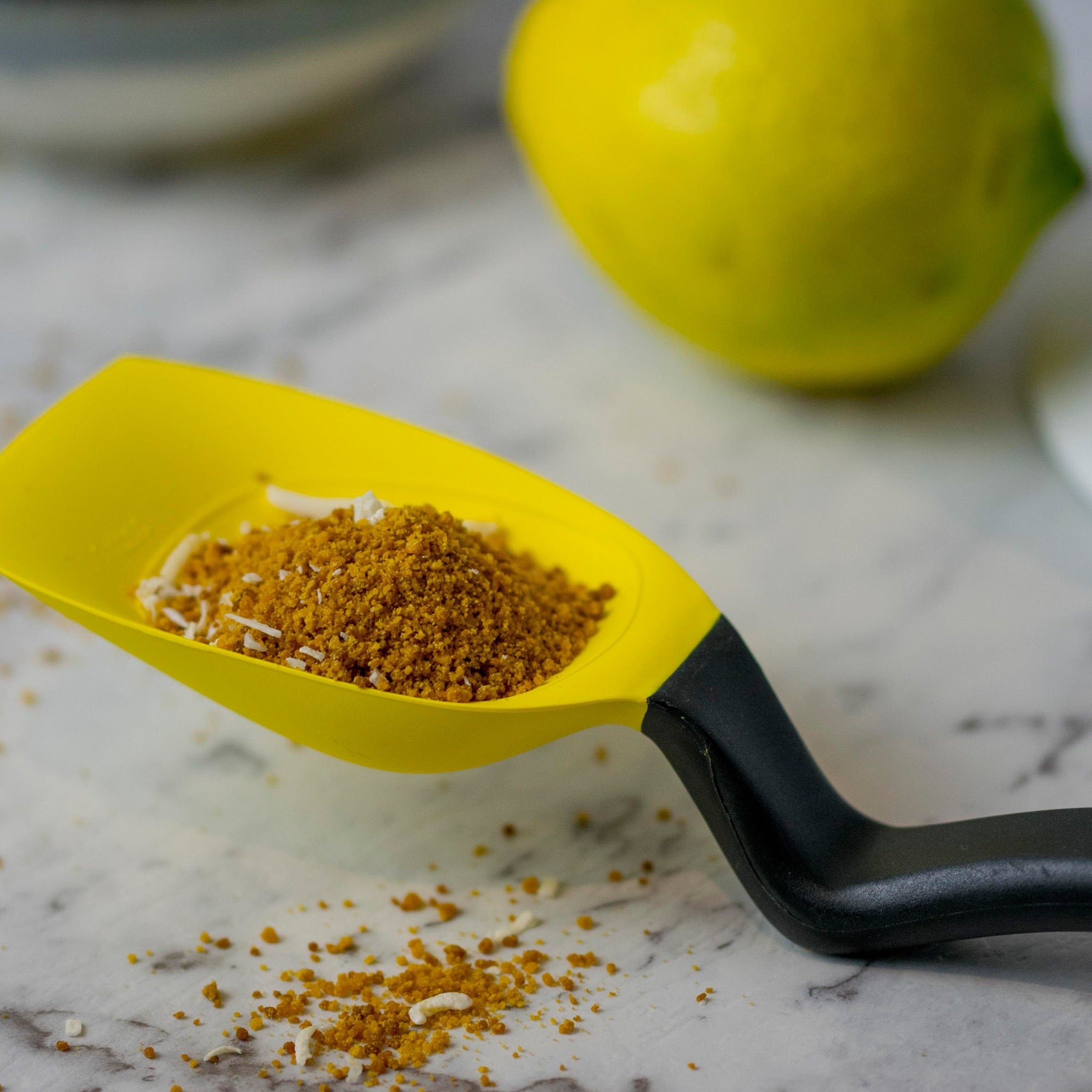 Supoon - Sit Up Scraping Spoon, Yellow