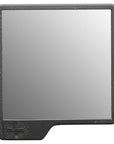 Tooletries The Oliver 16cmx14cm Shower Mirror, Charcoal, view 2