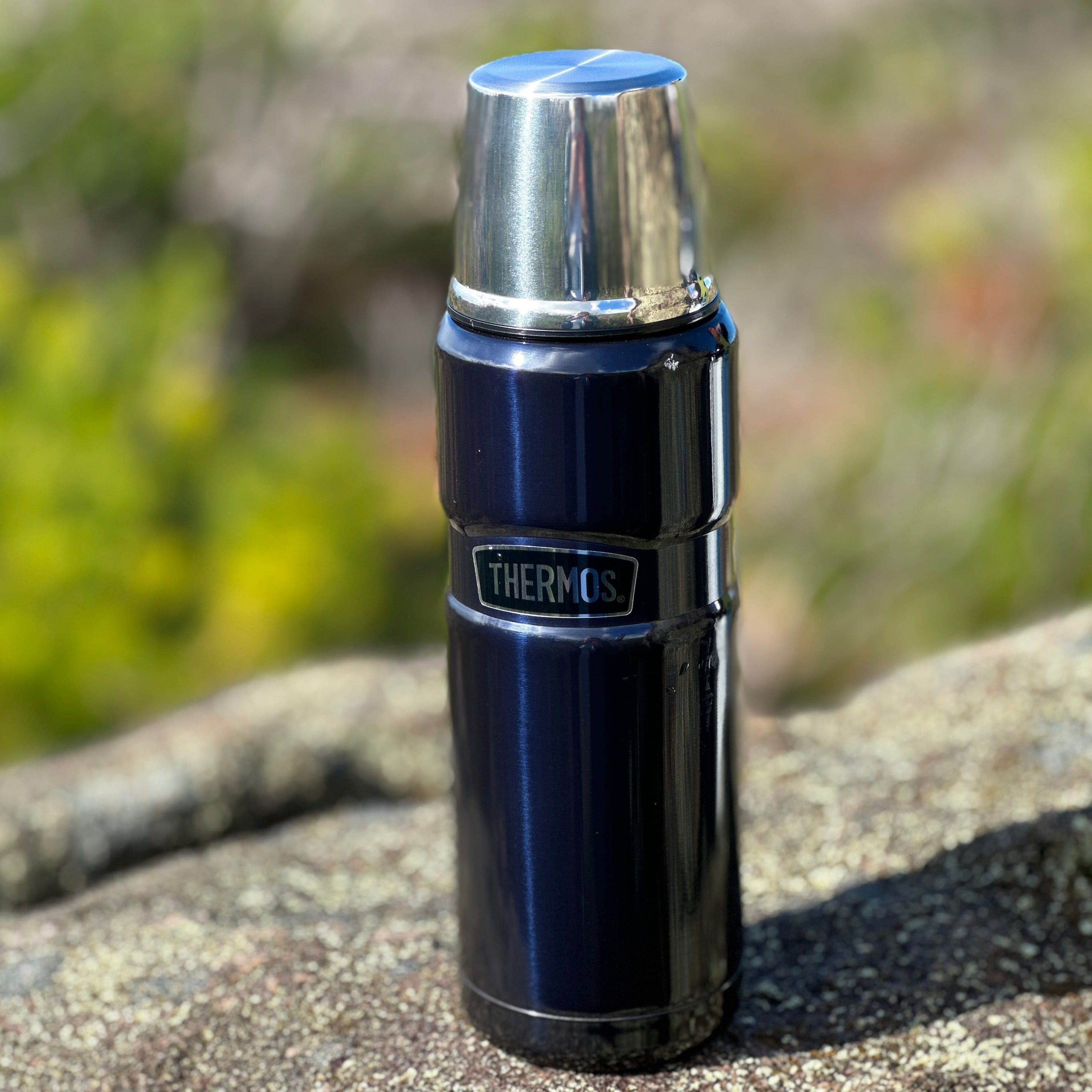 King - 470ml St Stl. Insul. Flask, Blue