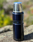 King - 470ml St Stl. Insul. Flask, Blue