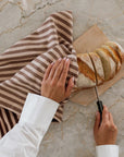 Between The Lines - Kitchen Towel, Choc Malt