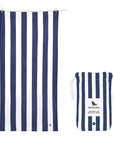 Cabana - 160cm Beach Towel, Whitsunday Blue (Navy)
