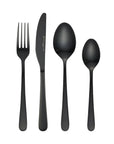 Lume - 16pce Cutlery Set GB, Black