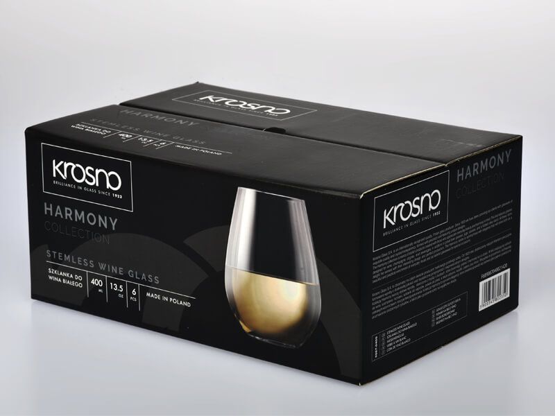 Harmony - 440/400ml Stemless Wine Set 6 GB