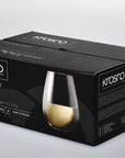 Harmony - 440/400ml Stemless Wine Set 6 GB