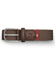 Florence - Braided Belt, Chocolate Brown