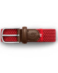 Lausanne - Braided Belt, Rich Red