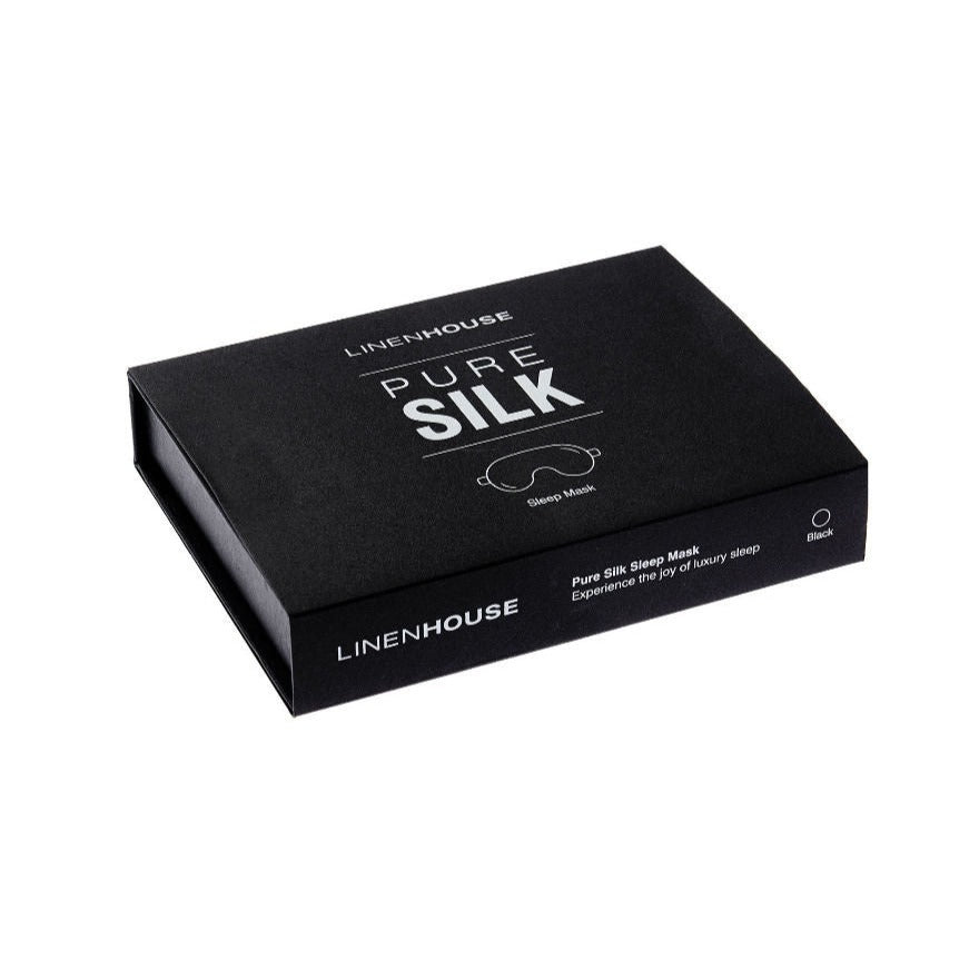 Pure Silk - Sleep Mask, Black